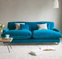 мебель Диван PUDDING прямой синий