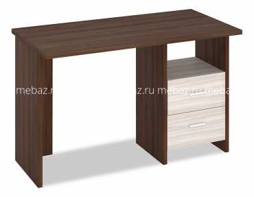 мебель Стол письменный Домино Лайт СКЛ-Прям120 MER_SKL-Pryam120_SHK