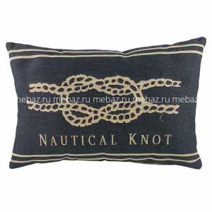 мебель Подушка с морским узлом Nautical Knot Denim
