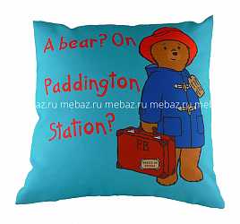 Подушка с принтом Paddington Bear Blue