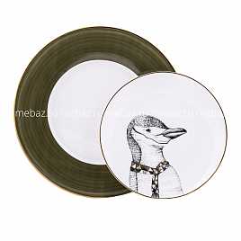 Комплект тарелок Пингвин