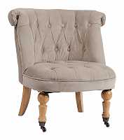 мебель Кресло Amelie French Country Chair серо-бежевое