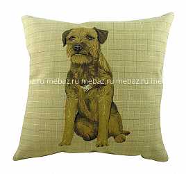 Подушка с фото бордер терьера Border Terrier