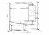 мебель Стенка для гостиной Лоя MBS_CTV-005_1