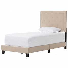 Кровать Paris Linen Upholstered Beige 120х200