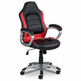 Кресло компьютерное Бюрократ CH-825S/Black+Rd черный/красный