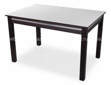мебель Стол обеденный Вальс-1 со стеклом DOM_Vals-1_VN_st-BL_08_VN