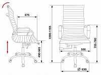 мебель Кресло для руководителя CH-883/BLACK