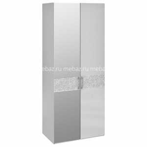 мебель Шкаф платяной Амели СМ-193.07.004 L белый глянец