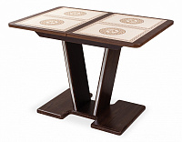 мебель Стол обеденный Каппа с плиткой и мозаикой DOM_Kappa_PR_VP_OR_03_OR_pl_52