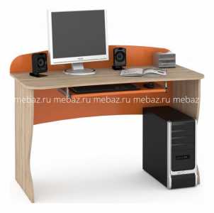 мебель Стол компьютерный Ника 431 Р MOB_Nika431R_orange