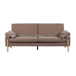 мебель Диван Como Sofa прямой коричневый