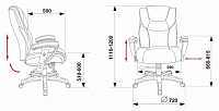 мебель Кресло для руководителя T-9999/BROWN