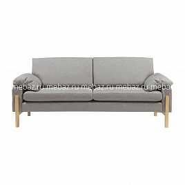 Диван Como Sofa прямой серый лен