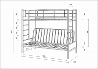 мебель Кровать двухъярусная Дакар 1 FSN_4s-dak1_1014 900, 1200х1900