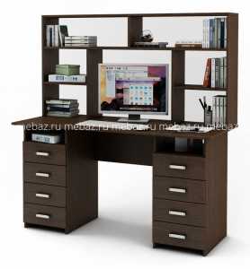 мебель Стол компьютерный Лайт-9 СН MAS_PSLT-9-SN-VE