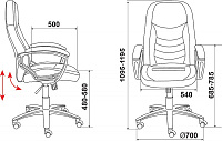 мебель Кресло компьютерное Бюрократ T-9910N/BROWN