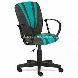 Кресло компьютерное Spectrum серый/бирюзовый TET_spectrum_gray_and_turquoise
