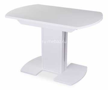 мебель Стол обеденный Румба ПО с камнем DOM_Rumba_PO_KM_04_BL_05_BL_BL_KM_04