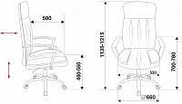 мебель Кресло для руководителя T-8000SL/BL+GR