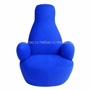 мебель Кресло Bottle Chair синее