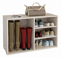 мебель Стеллаж для обуви Лана-2 ПОЛ-2 (1С+1П) MAS_MST-POL-1S-1P-R-16-DM