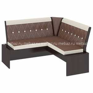 мебель Диван Кантри мини Т2 венге/темно-коричневый