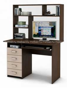 мебель Стол компьютерный Лайт-4К СН MAS_PSLT-4K-SN-VD