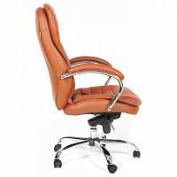мебель Кресло для руководителя Chairman 795 коричневый/хром, черный