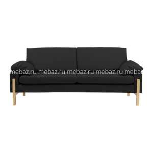мебель Диван Como Sofa прямой темно-серый