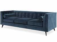 мебель Диван Jack2 трехместный прямой синий