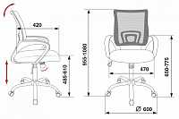мебель Кресло компьютерное CH-695SL/OR/BLACK
