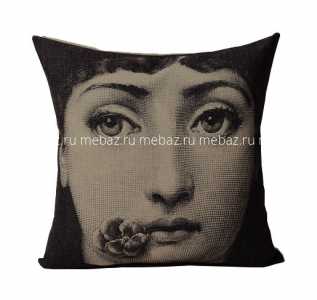 мебель Подушка с портретом Лины Пьеро Форназетти Flower Kiss