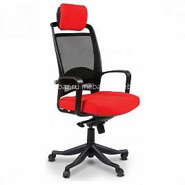 Кресло компьютерное Chairman 283 красный/черный