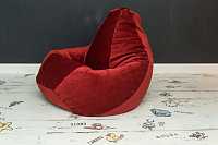 мебель Кресло-мешок Бордовый Микровельвет XL