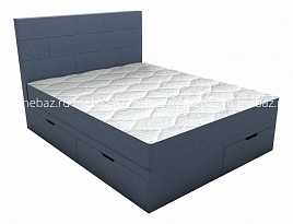 Кровать двуспальная с матрасом Домино 2000x1800