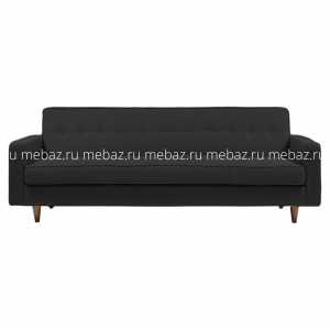 мебель Диван Bantam Sofa Большой прямой темно-серый лен