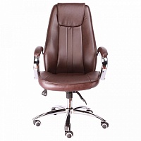 мебель Кресло для руководителя Long TM EC-369 PU Brown
