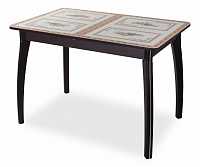 мебель Стол обеденный Танго ПР-1 со стеклом DOM_Tango_PR-1_VN_st-72_07_VP_VN