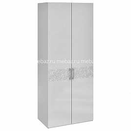 Шкаф платяной Амели СМ-193.07.003 белый глянец