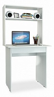 мебель Стол компьютерный Милан-2Я с надставкой MAS_MST-SDM-2YA-N-BEL