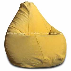 мебель Кресло-мешок Желтый Микровельвет XL