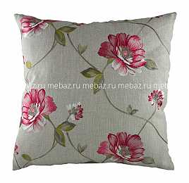 Подушка с цветочным орнаментом Pink Flowers